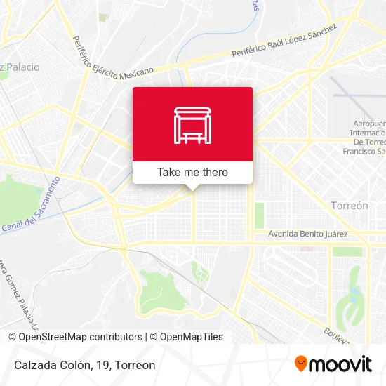 Mapa de Calzada Colón, 19