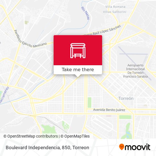 Boulevard Independencia, 850 map
