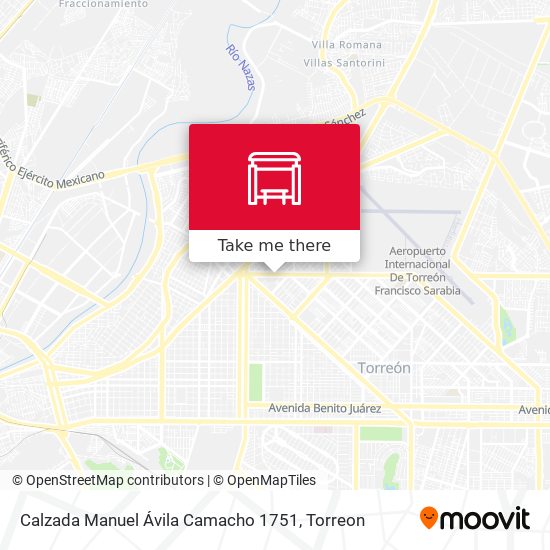 Calzada Manuel Ávila Camacho 1751 map