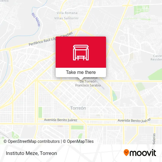 Mapa de Instituto Meze