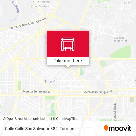 Calle Calle San Salvador 382 map