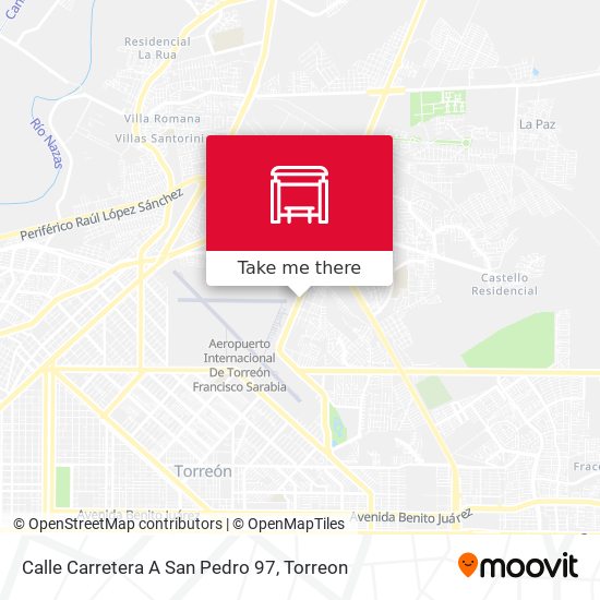 Mapa de Calle Carretera A San Pedro 97