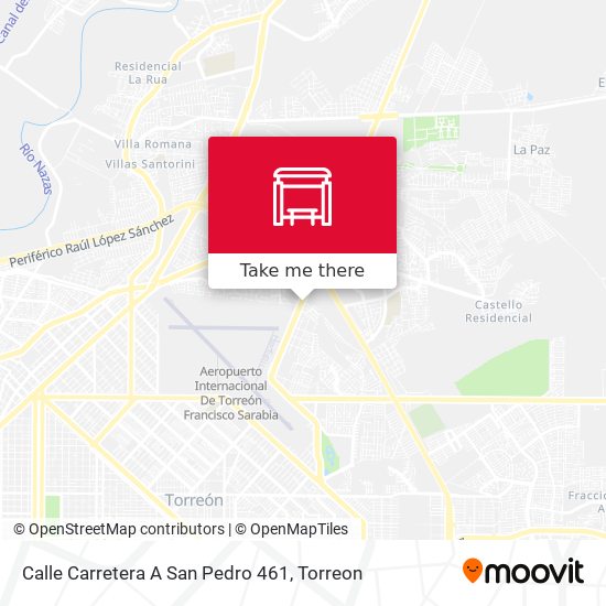 Mapa de Calle Carretera A San Pedro 461