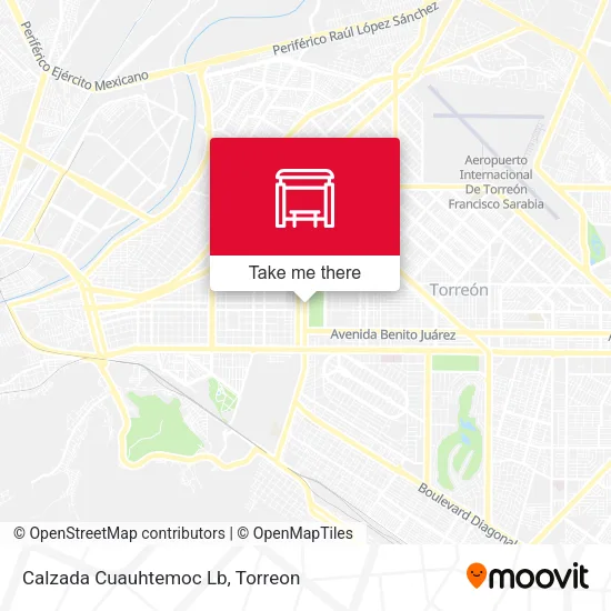 Mapa de Calzada Cuauhtemoc Lb