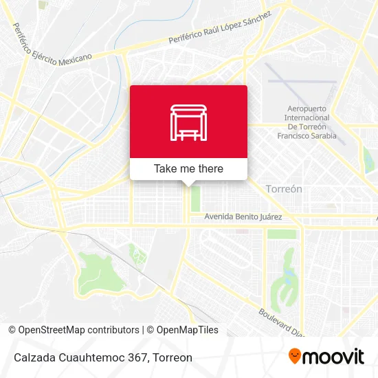 Mapa de Calzada Cuauhtemoc 367