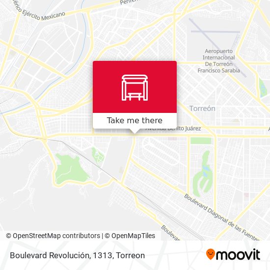 Boulevard Revolución, 1313 map