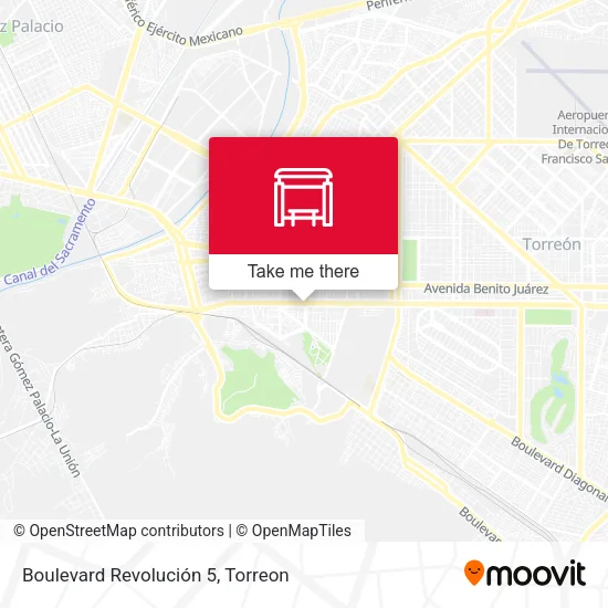 Mapa de Boulevard Revolución 5