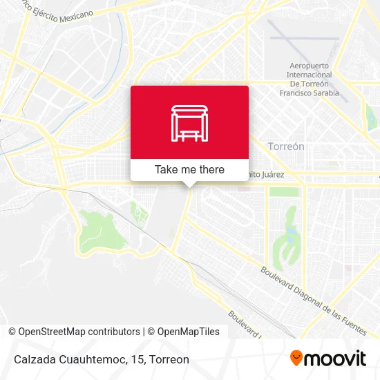 Mapa de Calzada Cuauhtemoc, 15
