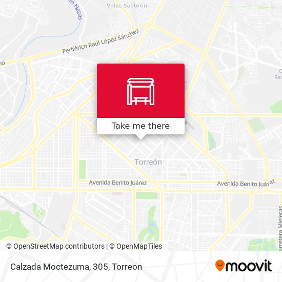 Mapa de Calzada Moctezuma, 305