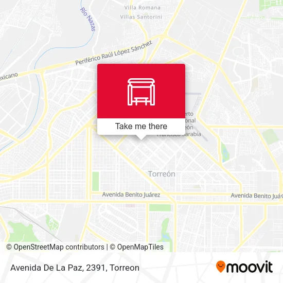 Mapa de Avenida De La Paz, 2391