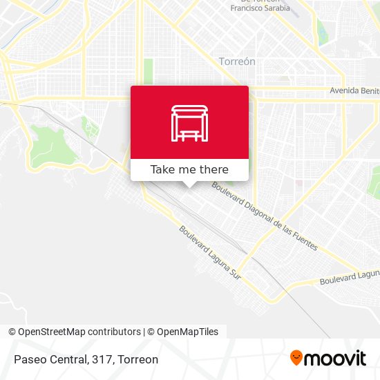 Mapa de Paseo Central, 317