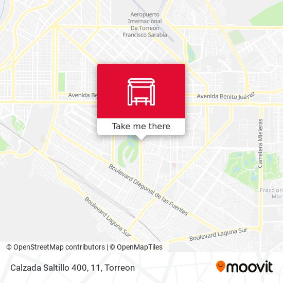 Mapa de Calzada Saltillo 400, 11