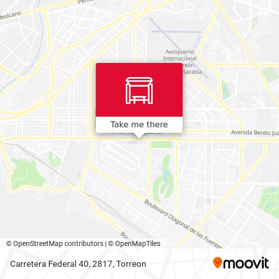 Carretera Federal 40, 2817 map