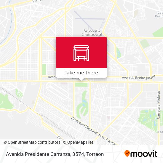 Avenida Presidente Carranza, 3574 map
