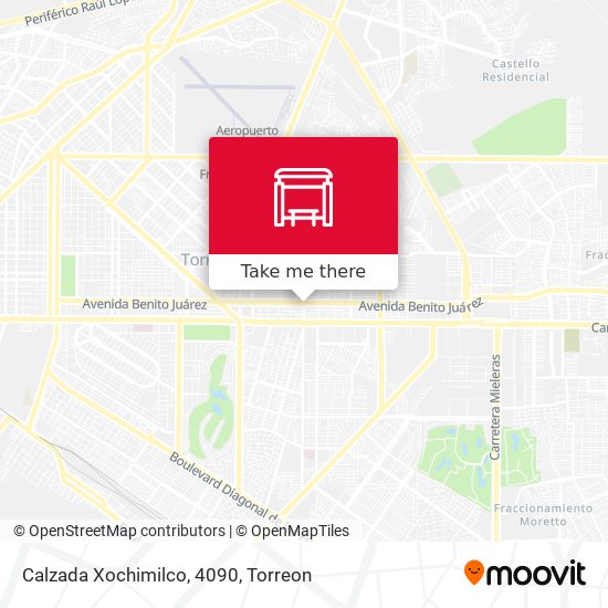 Mapa de Calzada Xochimilco, 4090