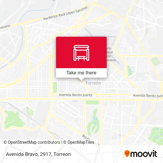 Mapa de Avenida Bravo, 2917