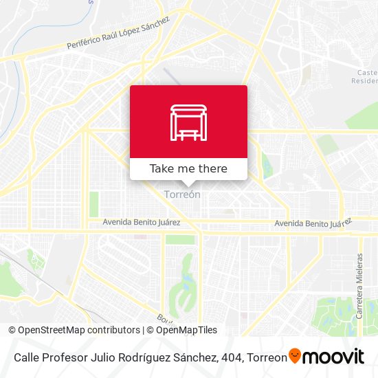 Calle Profesor Julio Rodríguez Sánchez, 404 map