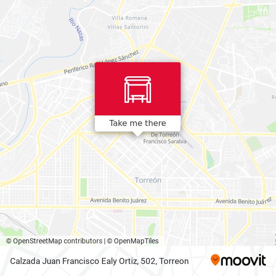 Mapa de Calzada Juan Francisco Ealy Ortiz, 502