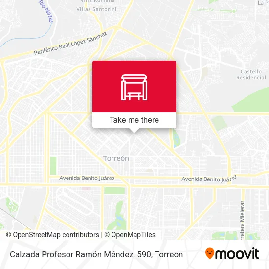 Mapa de Calzada Profesor Ramón Méndez, 590