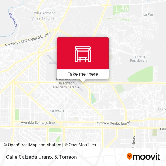 Calle Calzada Urano, 5 map