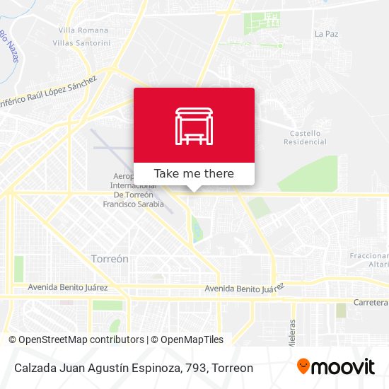 Calzada Juan Agustín Espinoza, 793 map