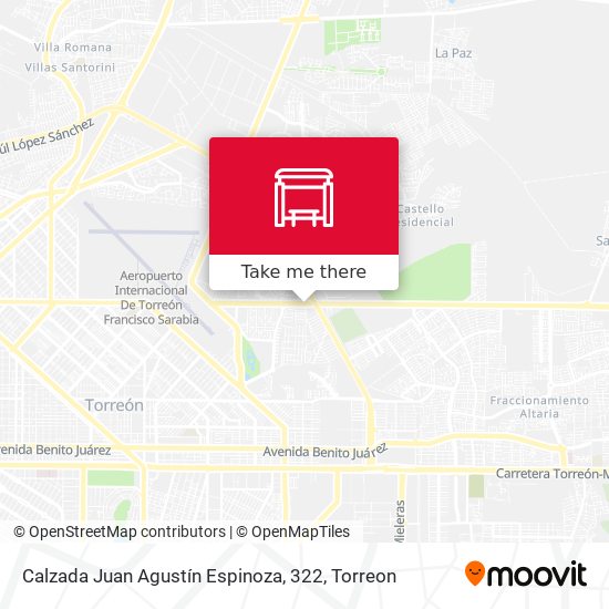 Calzada Juan Agustín Espinoza, 322 map