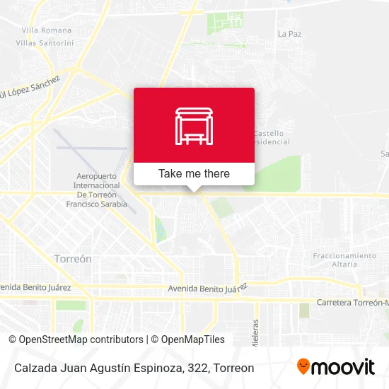 Mapa de Calzada Juan Agustín Espinoza, 322