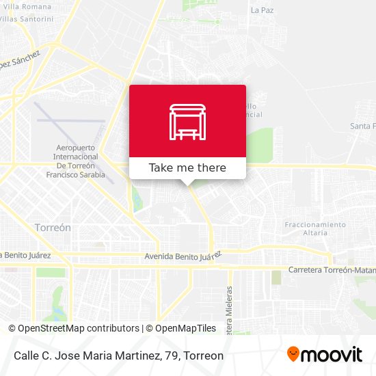 Mapa de Calle C. Jose Maria Martinez, 79