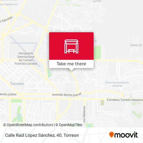 Calle Raúl López Sánchez, 40 map
