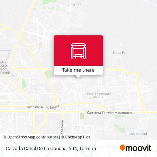 Calzada Canal De La Concha, 504 map