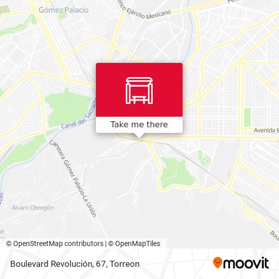 Mapa de Boulevard Revolución, 67