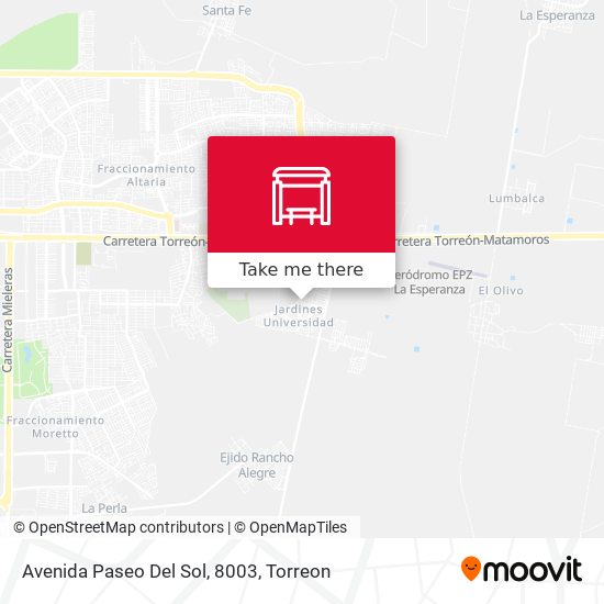 Avenida Paseo Del Sol, 8003 map