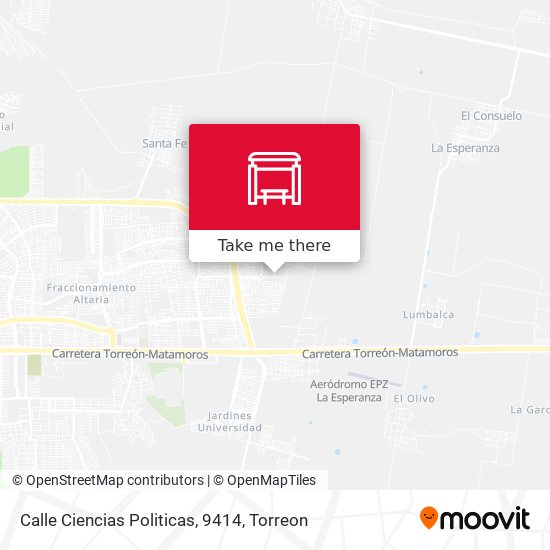 Calle Ciencias Politicas, 9414 map