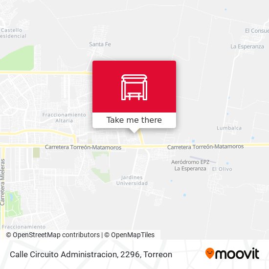 Calle Circuito Administracion, 2296 map