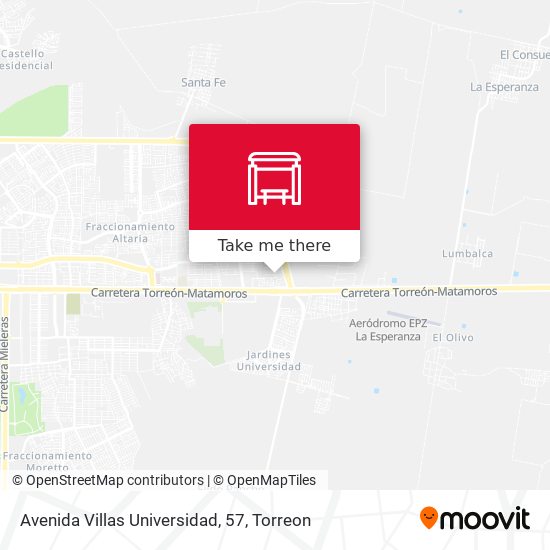 Avenida Villas Universidad, 57 map