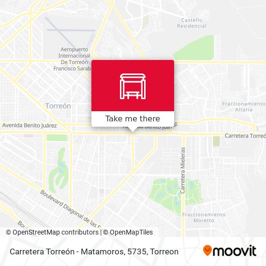 Carretera Torreón - Matamoros, 5735 map