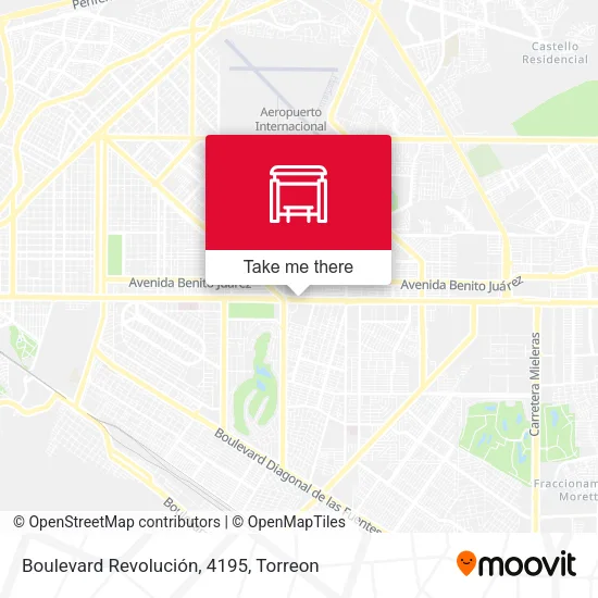 Mapa de Boulevard Revolución, 4195