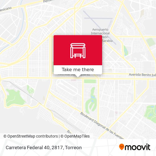 Carretera Federal 40, 2817 map