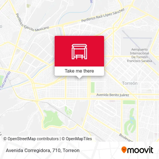 Mapa de Avenida Corregidora, 710