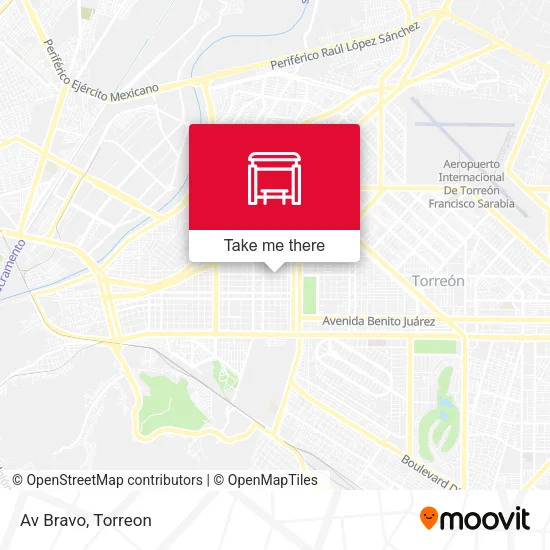 Mapa de Av Bravo