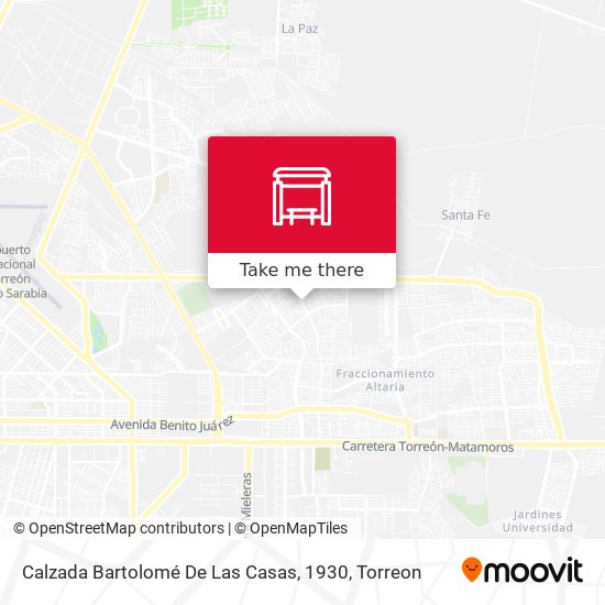 Calzada Bartolomé De Las Casas, 1930 map