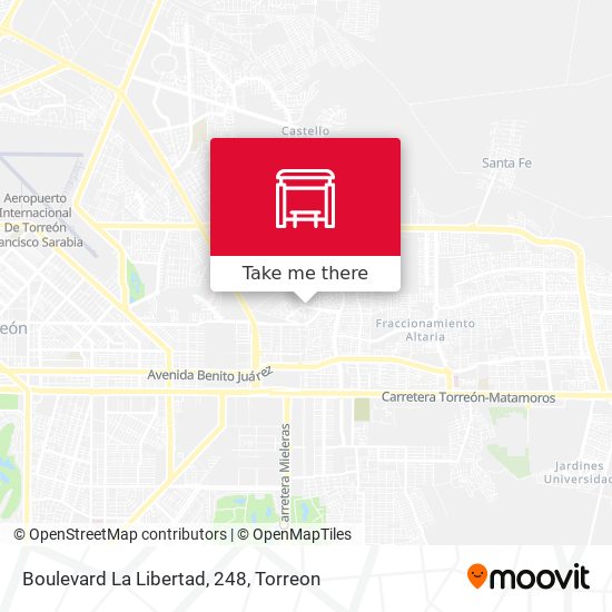 Boulevard La Libertad, 248 map