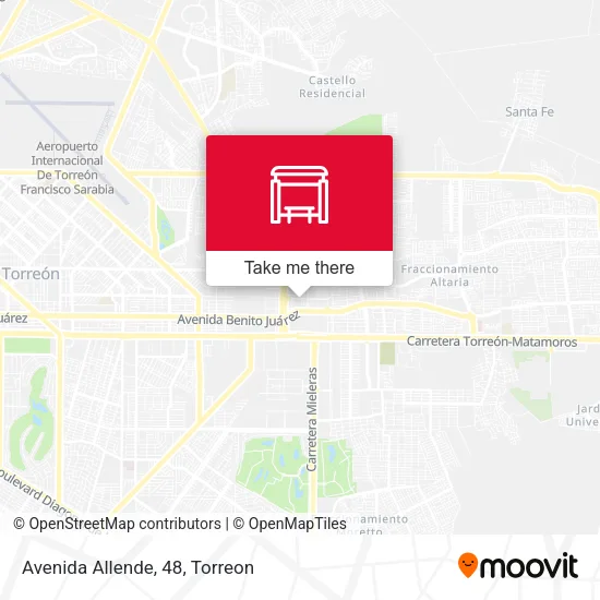 Mapa de Avenida Allende, 48