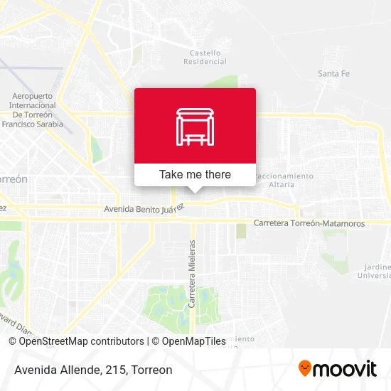 Avenida Allende, 215 map