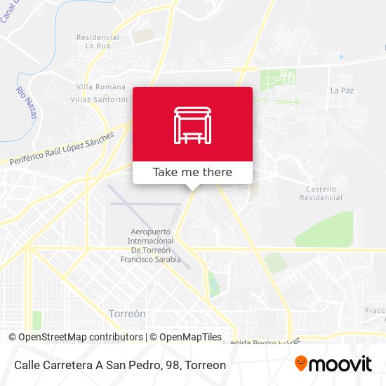 Mapa de Calle Carretera A San Pedro, 98