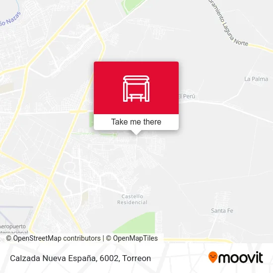 Mapa de Calzada Nueva España, 6002