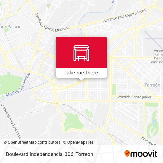 Mapa de Boulevard Independencia, 306
