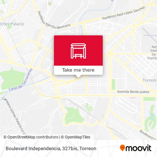 Boulevard Independencia, 327bis map