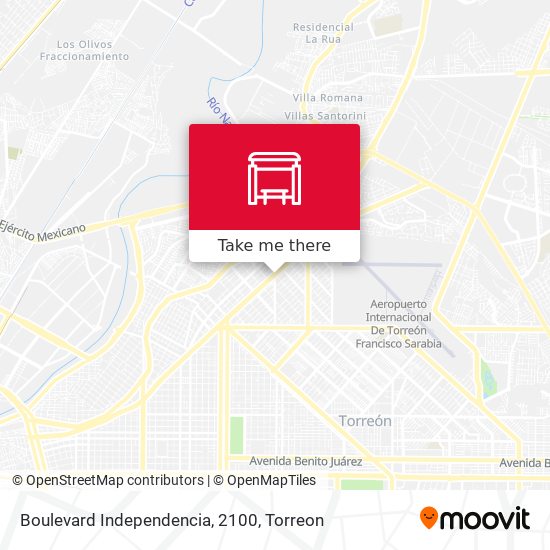 Boulevard Independencia, 2100 map