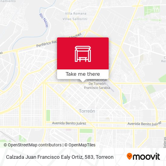 Calzada Juan Francisco Ealy Ortiz, 583 map